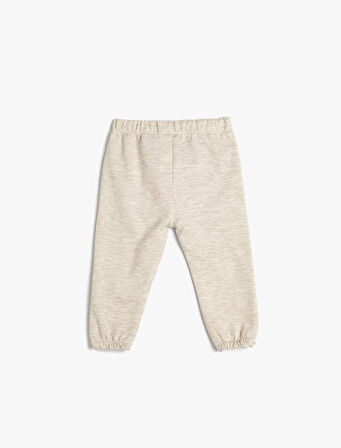 Basic Jogger Eşofman Altı Beli Lastikli Pamuklu