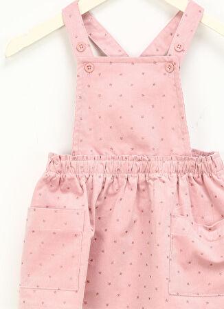 Koton Düz Pembe Kız Bebek Kısa Elbise 4WMG80002AW - Baby