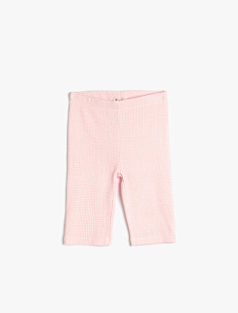 Biker Tayt Beli Lastikli Fitilli Pamuklu