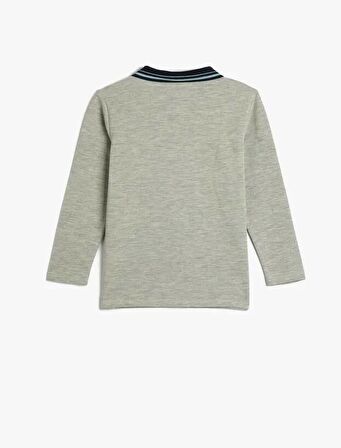 4Wkb10102Tk Koton Erkek Çocuk  Sweat GRİ