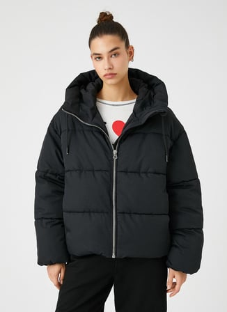 Koton Siyah Kadın Mont 4WAL20051IW