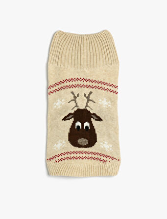 Köpek Kazağı Triko Önden Uzun Kollu 