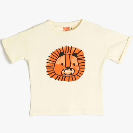 Koton Kids Lion Tshirt KOTON-3SMB10280TK534