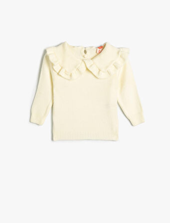 Basic Kazak Bebe Yaka Fırfır Detaylı