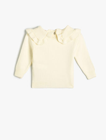 Basic Kazak Bebe Yaka Fırfır Detaylı