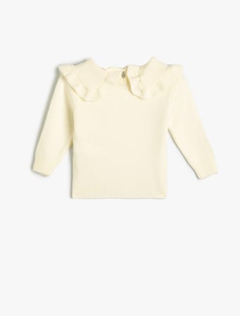 Basic Kazak Bebe Yaka Fırfır Detaylı
