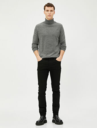 Akrilik Triko Kazak Balıkçı Yaka 