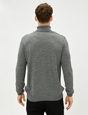 Akrilik Triko Kazak Balıkçı Yaka 