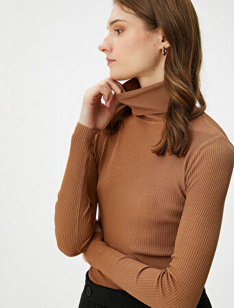 Boğazlı Kazak Basic Fitilli