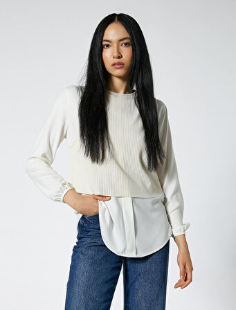 İki Parça Görünümlü Gömlek