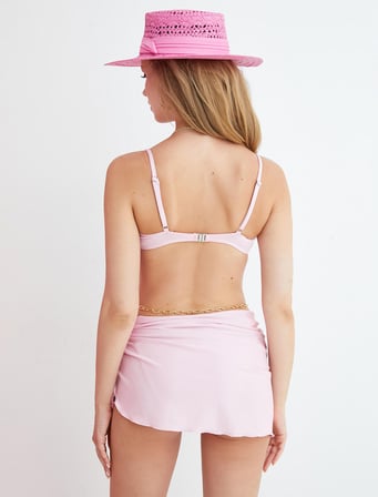 Bikini Üstü Kaplı Bağlama Detaylı Balenli