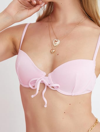 Bikini Üstü Kaplı Bağlama Detaylı Balenli