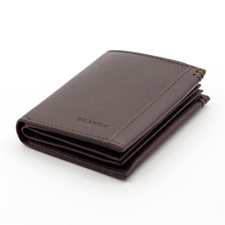 Kahve Hakiki Deri Erkek Cüzdan 1726