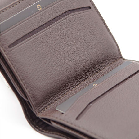 Kahve Hakiki Deri Erkek Cüzdan 1726