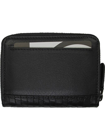 Siyah Hakiki Deri Erkek Cüzdan 740