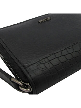 Siyah Hakiki Deri Erkek Cüzdan 740