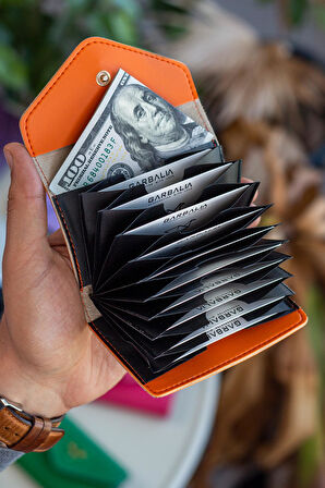 Garbalia Lviv Vegan Deri Akordiyon Kartlık