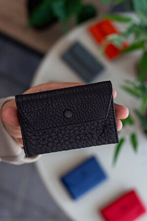 Garbalia Lucas Hakiki Deri Akordiyon Model Bol Gözlü Unisex Kartlık