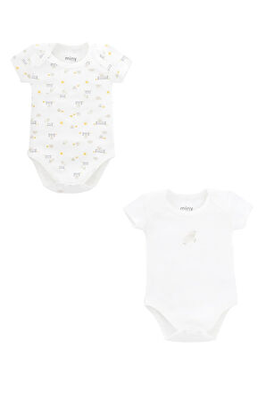 Unisex Bebek 2Lı Body Set | 6-9Ay