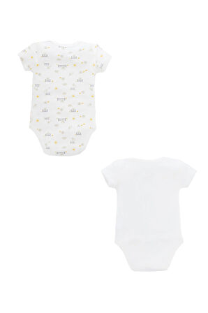 Unisex Bebek 2Lı Body Set | 6-9Ay