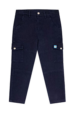 Erkek Çocuk Kargo Cepli Gabardin Pantolon MNT25E209