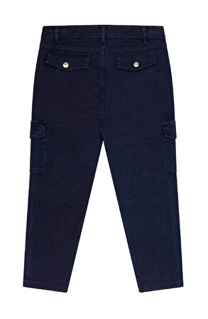 Erkek Çocuk Kargo Cepli Gabardin Pantolon MNT25E209