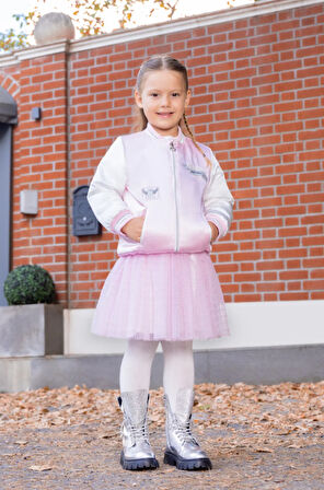 Kız Çocuk Sim Baskılı Tütü Etek MNT25K240