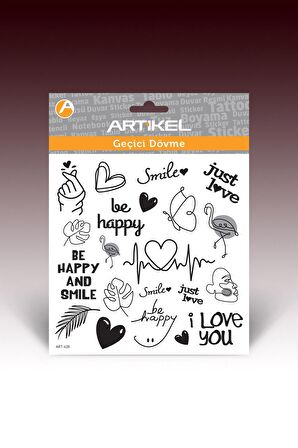 Şekiller Geçici Dövme,Geçici Tattoo ,Vücut Dövme,Kol Bilek Dövme,Boyun Dövme,Sırt Dövme