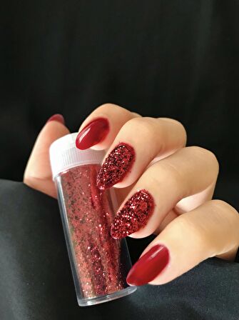 Bakır Rengi Tırnak Süsleme Simi , Vücut ve Makyaj Simi Nail Art