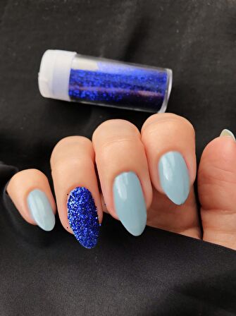 Lacivert Rengi Tırnak Süsleme Simi , Vücut ve Makyaj Simi , Nail Art