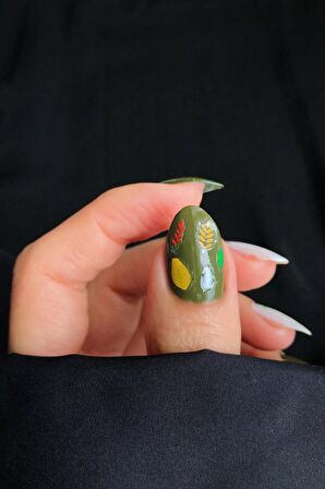 Yapraklar Tırnak Sticker , Nail Sticker, Nail Art