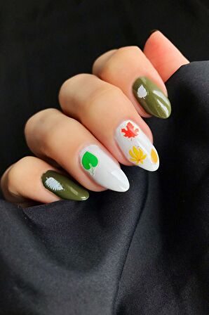 Yapraklar Tırnak Sticker , Nail Sticker, Nail Art