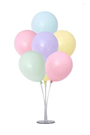 Makaron Balon 12" İnç 25 Adet Karışık Renkli Balon