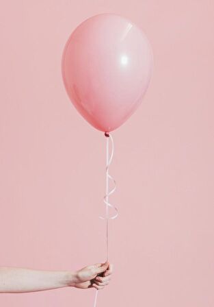 Pembe Sedefli Balon 12" İnç 10 'lu Balon