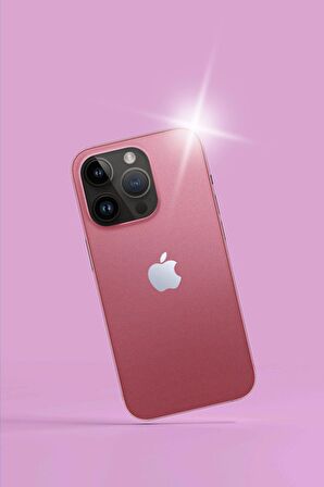 Gül Kurusu iPhone 14 Pro Kaplama Arka Ve Yan Full Kaplayan Koruyucu Body Hydrogel Kaplama