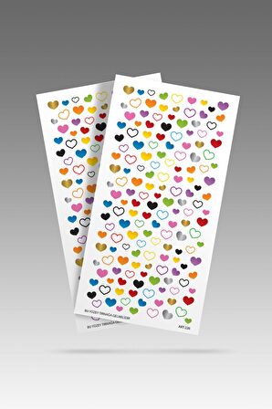 2' Li Kalpler Tırnak Dövmesi, Tırnak Sticker, Nail Tattoo, Nail Art