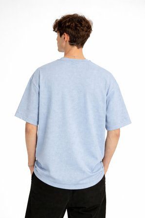 Bear2 - Oversize Tişört Bebek Mavisi