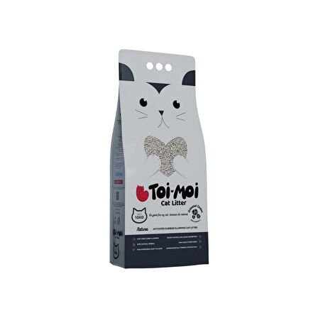 Toi Moi Natura Cream Aktif Karbon Sodyum Bentonit Kedi Kumu 10 Kg