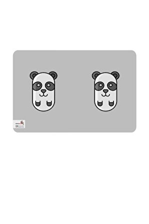 Cute Animals 4'lü Defter Seti - Panda, Köpek, Civciv, Fil - Düz Çizgili - 64 Sayfa - 14x21cm