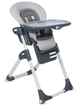 4 Baby AB-100 Formula Katlanır Portatif Mama Sandalyesi Gri 