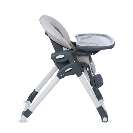 4 Baby AB-100 Formula Katlanır Portatif Mama Sandalyesi Gri 