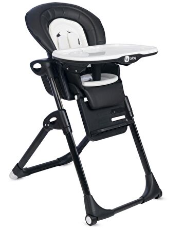 4 Baby AB-100 Formula Katlanır Portatif Mama Sandalyesi Siyah 