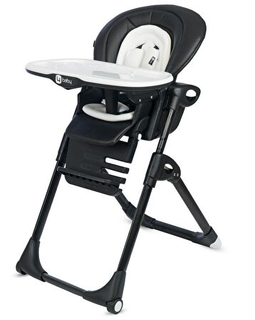 4 Baby AB-100 Formula Katlanır Portatif Mama Sandalyesi Siyah 