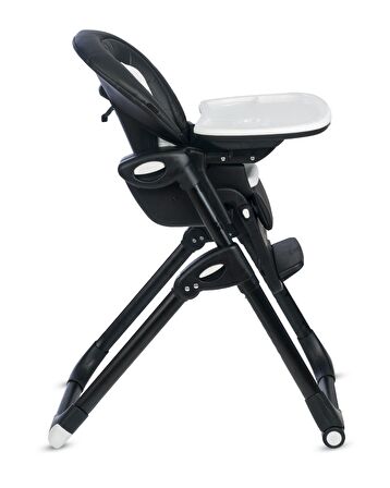 4 Baby AB-100 Formula Katlanır Portatif Mama Sandalyesi Siyah 