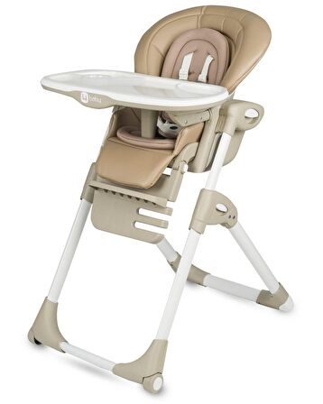 4 Baby AB-100 Formula Katlanır Portatif Mama Sandalyesi Kahverengi 