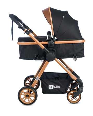 4 Baby AB-480 Cool Gold Çift Yönlü Travel Sistem Bebek Arabası