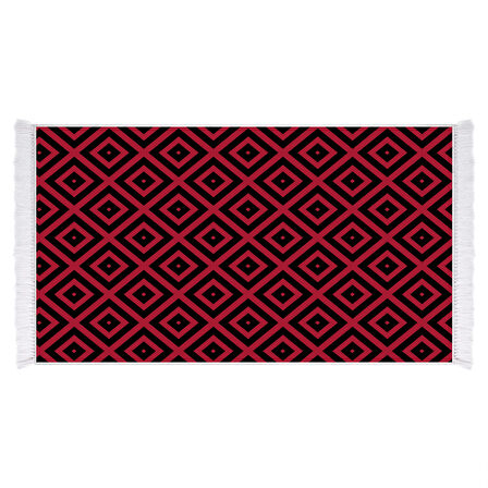 Dekoreko İnci Halı Dijital Saçaklı 1881 Desen 1