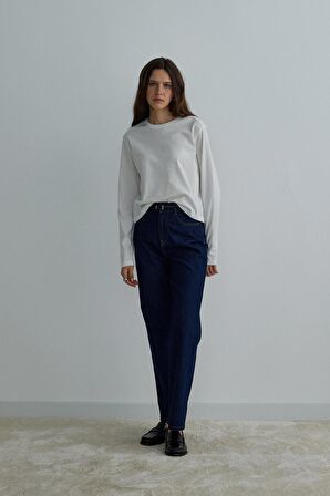 Ekru Forever Uzun Kollu Tişört