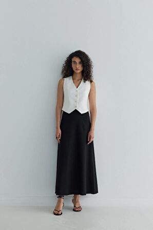 Siyah Serena Kloş Etek