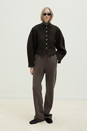 Kahverengi Homie Lastikli Eşofman